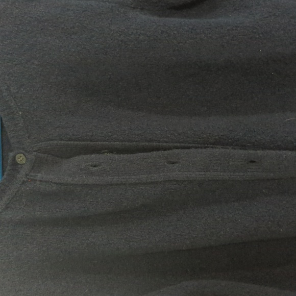 Loft fuzzy pocket cardigan XL Navy - Picture 5 of 10